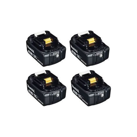 MAKITA BL1830B X 4 18V LXT 3.0AH Li-ion battery With Indicator