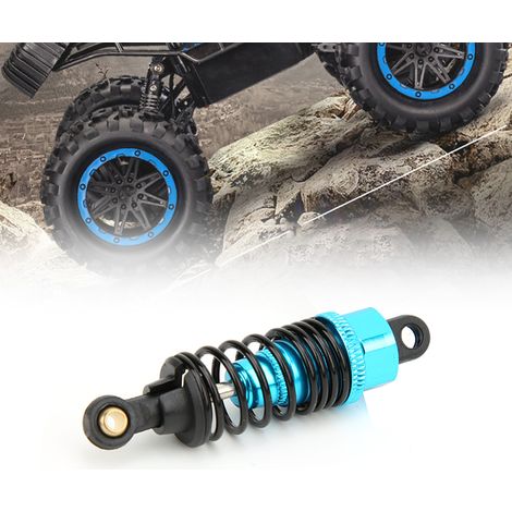 Amortisseurs en alliage aluminium 4 pièces pour voiture RC 1/10 HSP, pièces détachées drift tuning (Bleu) (1/3)