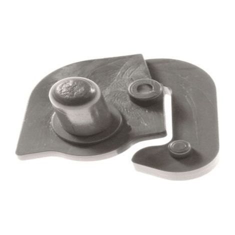 DOUILLE FERMETURE PORTE DROITE GRIS POUR REFRIGERATEUR INDESIT - 482000031658
