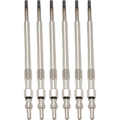 Lot de 6 bougies de préchauffage 68092635AA pour Chrysler Grand Voyager V, Jeep Cherokee (KK) et Wrangler III (1/5)