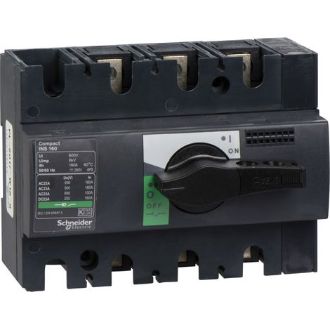 Interrupteursectionneur Interpact INS160 3P 160 A - 28912 (1/4)