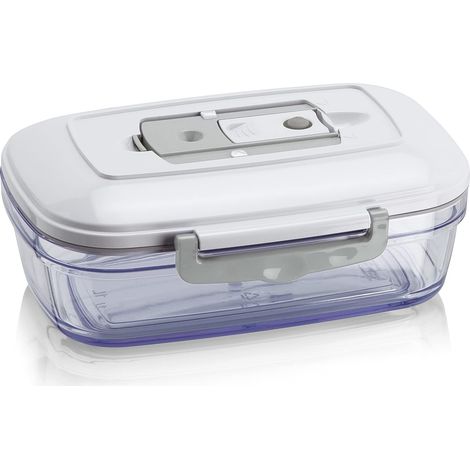 Magic Vac ACO1093 Contenitore per Alimenti Rettangolare 1 L Trasparente Bianco (1/5)