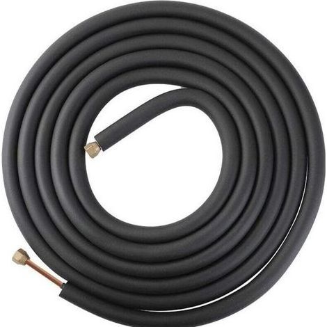 Tuyau De Liaison Frigorifique - Aluminium - 5 M - 1P - Pour Climatisation - Avec Écrous En Cuivre (1/2)