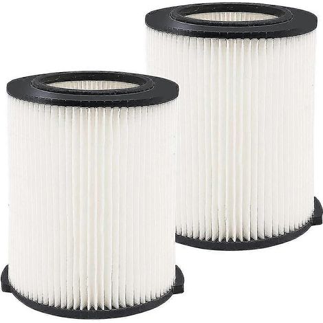 Lot de 2 filtres pour aspirateur eau et poussière VF4000 pour aspirateurs de 5 à 20 gallons, filtre de remplacement VF4000 pour aspirateurs de 6 à 9 gallons (1/5)