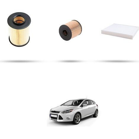 Kit tagliando 3 filtri compatibile con Ford Focus III 2.0 110kw dal 2013 (1/4)