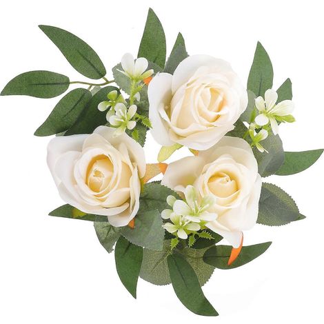 Couronne décorative florale pour bougies (lot de 3) (1/5)
