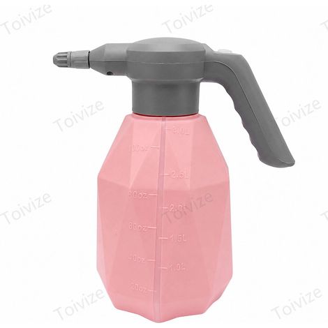Toivize Spruzzatore elettrico automatico ricaricabile da 3 litri con ugello girevole a 360°, rosa, per piante da interno ed esterno (1/5)