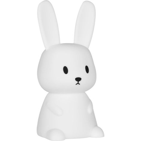 Veilleuse Lapin - Silicone ABS - 7 Couleurs RVB Tactile - Minuterie 3 Heures - Rechargeable USB - Pour Chambre Enfant - 1 Pièce (1/5)