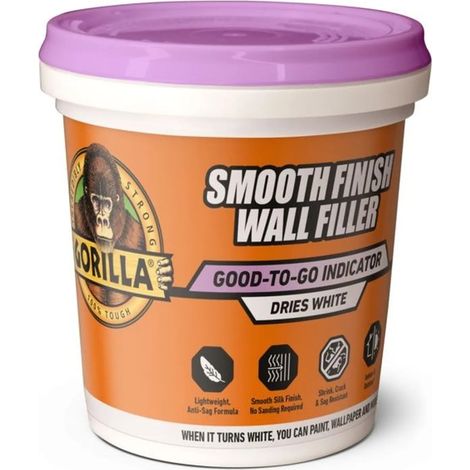 Gorilla Glue Smooth Finish Wall Filler 473ml (1/3)