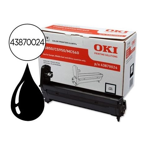 Tambor oki c5850/5950 negro -20000pag-