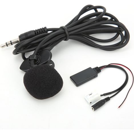 Accessoires auto : câble audio AUX, adaptateur microphone Bluetooth 5.0 pour Citroën C2, C3, C5, C6 et C8 (1/5)