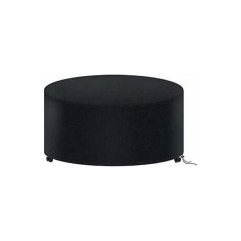 120 X 75CM Housse de Protection Table Ronde de Jardin, Housse Salon de Jardin Imperméable, 210D Oxford Bache Protection Table Exterieur Ronde (1/5)