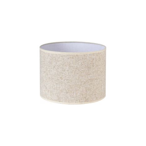 Paralume cilindrico Happy E27 lino beige 25dx25dx20h