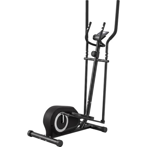 Vélo Elliptique, Écran LCD, Résistance 8 Niveaux, Capteur Pouls, Bluetooth, Support pour Téléphone, 100x52x153cm, Gris (1/5)