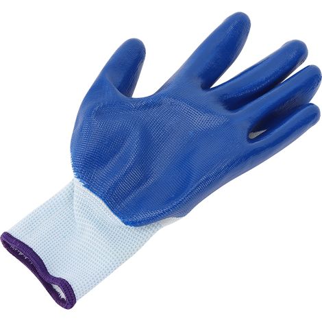 Lot de 5 paires de gants de jardinage résistants à l'usure, antidérapants et respirants, pour la plantation de plantes. (1/5)