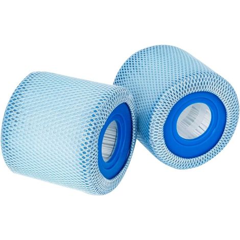 Lot de 2 filets de protection pour crépines de filtre de piscine accessoires de rechange pour spas et piscines à bulles (1/5)