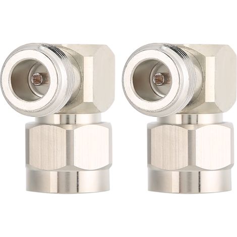 Satz mit 2 N-Stecker-auf-N-Buchse-Winkeladaptern, 50 Ohm (1/5)