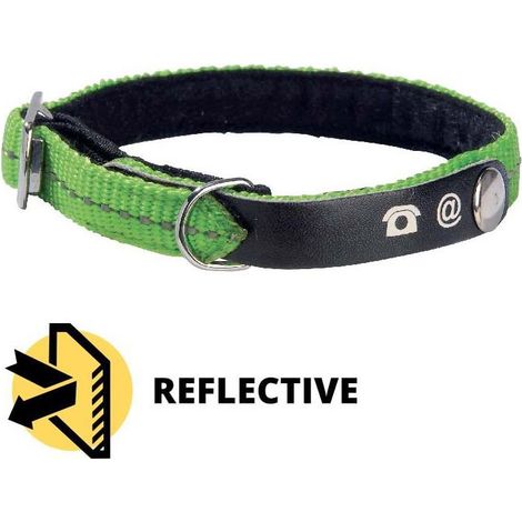 Collare Regolabile per Gatti Modello Lost XS Verde