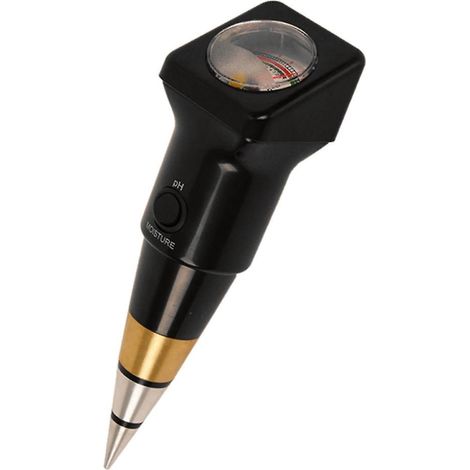 Hochpräzises Boden-pH-Messgerät, Feuchtigkeitsmesser und pH-Analysator für Gartenarbeit, Anpflanzung und Bodenanalyse