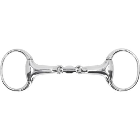 Anneau de filet à mors en acier inoxydable 125mm, embouchure à maillon ovale lâche, équipement d'entraînement équestre