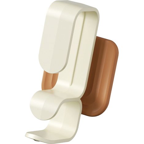 Soavoa Crochet Bassin Autoadhésif Salle de Bain Sans Perçage Étanche Robuste Design Moderne pour Rangement Mural 2 Pièces (1/4)