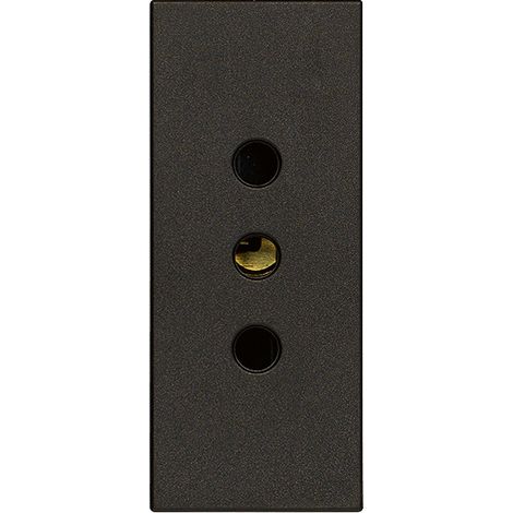 VIMAR - 30201.G 2P+T 10A P11 Steckdose, schwarz