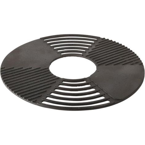 Esschert-Design Placa Multifunción negra 60 cm fundición