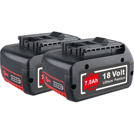 2X 7Ah pour Bosch 18V Batterie GBA GSR GSB BAT609 BAT610G BAT618G BAT619 BAT621 BAT620 Professional (1/5)