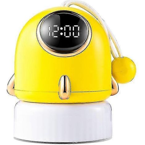 Veilleuse projecteur portable, réveil fusée, minuteur, cadeau de décoration pour la maison (1/5)