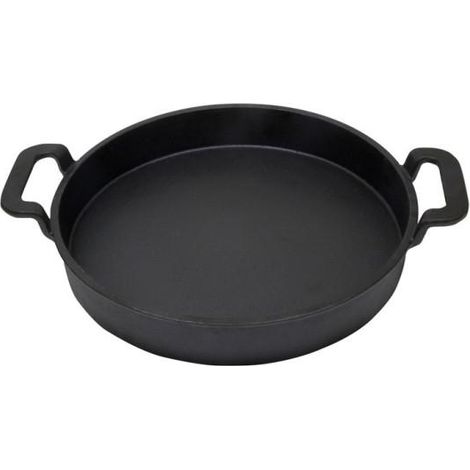 Grill-Guru GS104 piastra di cottura in ghisa nera 31 cm