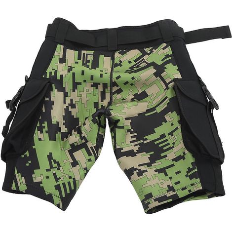 Herren-Neoprenshorts (2,5 mm), schnelltrocknend, UV-Schutz, eng anliegende Badehose zum Tauchen, Surfen, Schnorcheln und Schwimmen (1/5)