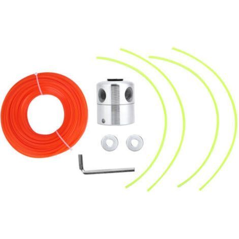 Lawnmower Accessories Nylon Cutting Line Aluminum Cutting Head for Brush Cutter - (1/5)