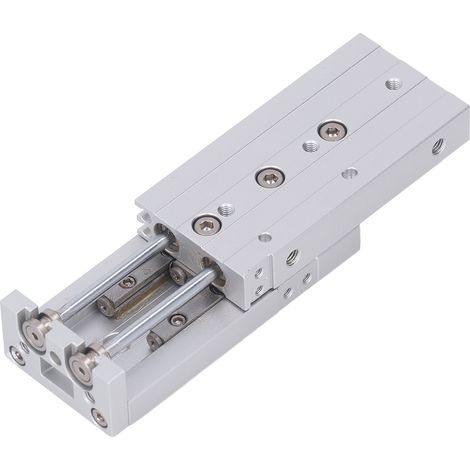 Pince pneumatique parallèle à double rail de guidage, haute précision, vérin pneumatique à doigts M5 x 0,8 pour sèche-linge 30S, course 30mm (1/5)