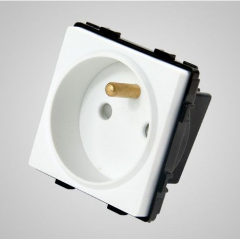 Enchufe modular TouchMe, blanco TM625W