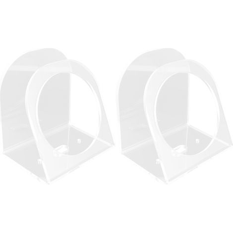 2 Pcs Support Mur Enceinte Acrylique Transparent pour Dot 4 Pratique et Solide (1/5)
