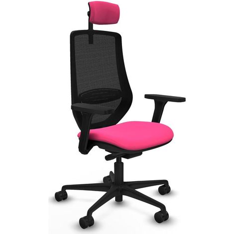 Piqueras y Crespo D036N2W Silla de Oficina Rosa Cómoda (1/3)