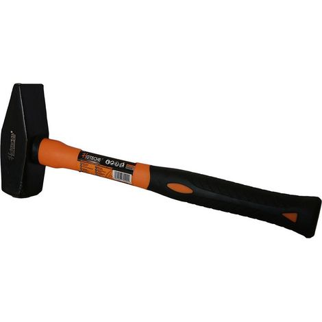 Trade Shop - SCHWERER HAMMER PROFESSIONELLER FASERHAMMER DEUTSCHER TYP 2000G HOTECHE 40CM -