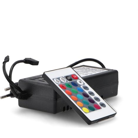 IluminaShop - Adaptador de Corriente para tiras LED RGB 60W 24VDC (1/3)