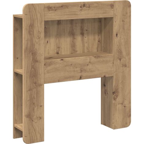 Cabecero con armario Roble artisan 80 cm Madera de ingeniería vidaXL (1/5)