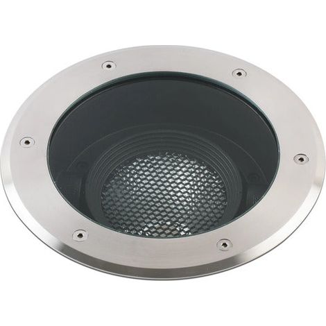 [GEBRAUCHT] B-Ware FARO BARCELONA LED-Einbauleuchte Deckeneinbaustrahler Edelstahl Alu 26cm 10° (1/2)