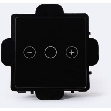 Interruttore Touch Triplo Regolatore Modern Nero (1/5)