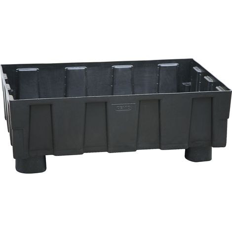 CEMO, Cuve de rétention en PE pour fûts de 200 litres, avec (1/2)