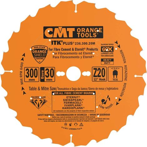 236.300.20M SIERRA CIRCULAR EN DIAMANTE PARA MAT. ABRASIVOS 300X2.4/1.8X30 Z20 TCG