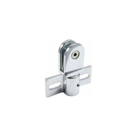 Charnière pivot de porte de douche en verre, 1 pièce Crezuo (1/4)