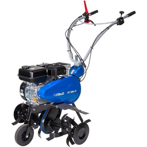 Motobineuse thermique 4.2 kW – Moteur Rato 212 cm3 – 6 fraises – Largeur de travail 60/80 cm – Guidon réglable – Staub (1/4)