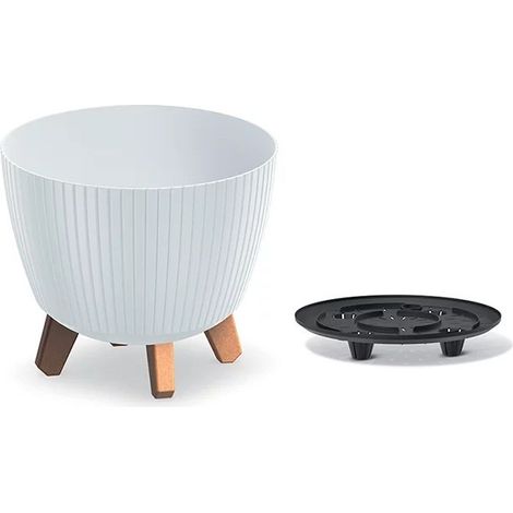 Lamia DLAL240 Blumentopf weiß Prosperplast