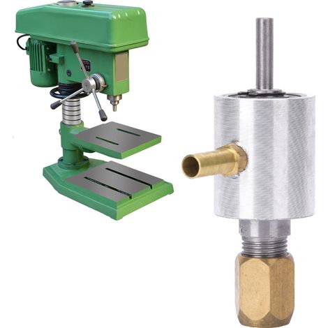 Adaptateur de mandrin de perçage pour buse d'arrosage, raccords en acier tungstène pour alésoir, diamètre de tige 6 mm, diamètre de mandrin 10 mm (1/5)