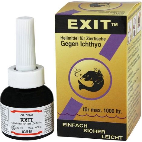 eSHa EXIT gegen Ichthyo 20ml für 1000 Liter