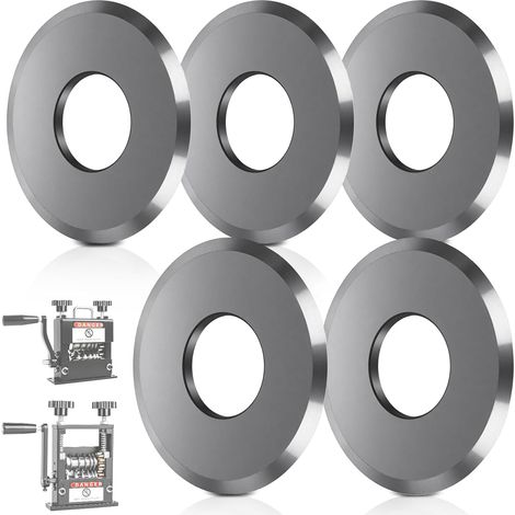 5 Pièces Lames de Rechange pour Denudeur Cable Electrique, Lame Amovible en Acier Rapide, pour Machine à Dénuder le Cuivre Manuelle, Accessoires pour Denudeuse de Cable Electrique