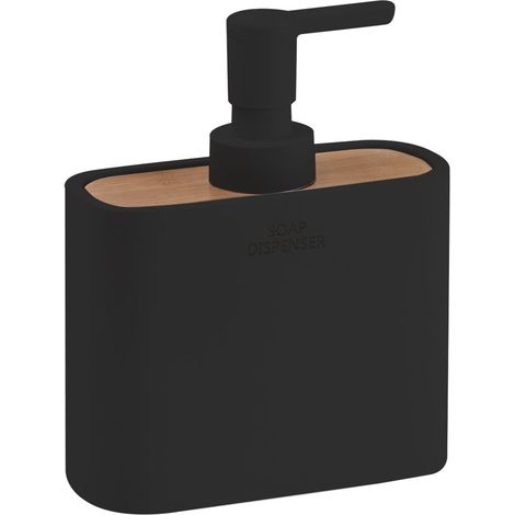 GEDY 13801400300 NINFEA Dosificador Negro Mate (1/2)